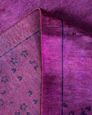 Fine Vibrance, One-of-a-Kind Hand-Knotted Area Rug - Purple, 8' 3" x 10' 3" - Solo Rugs
