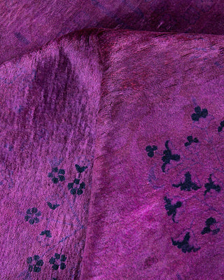Fine Vibrance, One-of-a-Kind Hand-Knotted Area Rug - Purple, 8' 3" x 10' 3" - Solo Rugs