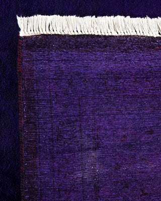 Fine Vibrance, One-of-a-Kind Hand-Knotted Area Rug - Purple, 9' 3" x 17' 6" - Solo Rugs