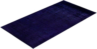 Fine Vibrance, One-of-a-Kind Hand-Knotted Area Rug - Purple, 9' 3" x 17' 6" - Solo Rugs