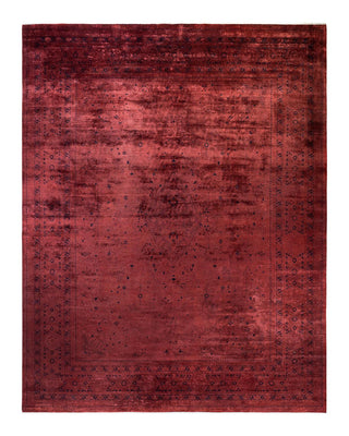 Fine Vibrance, One-of-a-Kind Hand-Knotted Area Rug - Red, 12' 2" x 15' 3" - Solo Rugs