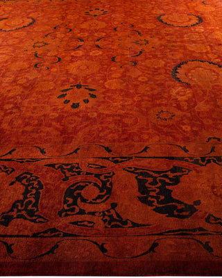 Fine Vibrance, One-of-a-Kind Hand-Knotted Area Rug - Red, 12' 2" x 18' 1" - Solo Rugs