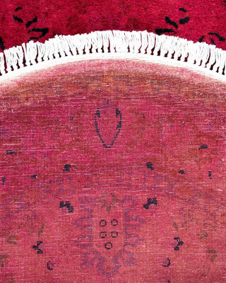 Fine Vibrance, One-of-a-Kind Hand-Knotted Area Rug - Red, 3' 1" x 4' 7" - Solo Rugs