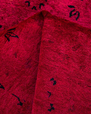 Fine Vibrance, One-of-a-Kind Hand-Knotted Area Rug - Red, 3' 1" x 4' 7" - Solo Rugs