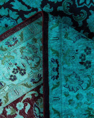 Fine Vibrance, One-of-a-Kind Hand-Knotted Area Rug - Red, 4' 1" x 6' 5" - Solo Rugs