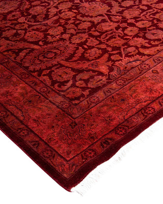 Fine Vibrance, One-of-a-Kind Hand-Knotted Area Rug - Red, 4' 2" x 6' 3" - Solo Rugs
