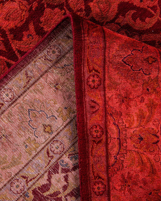 Fine Vibrance, One-of-a-Kind Hand-Knotted Area Rug - Red, 4' 2" x 6' 3" - Solo Rugs