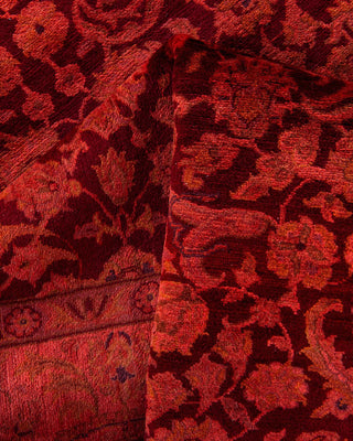 Fine Vibrance, One-of-a-Kind Hand-Knotted Area Rug - Red, 4' 2" x 6' 3" - Solo Rugs