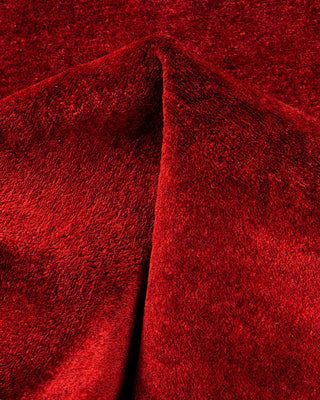 Fine Vibrance, One-of-a-Kind Hand-Knotted Area Rug - Red, 6' 1" x 6' 1" - Solo Rugs
