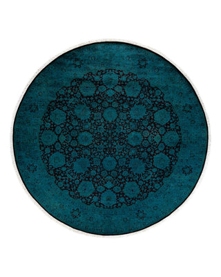 Fine Vibrance, One-of-a-Kind Hand-Knotted Area Rug - Red, 7' 1" x 7' 1" - Solo Rugs