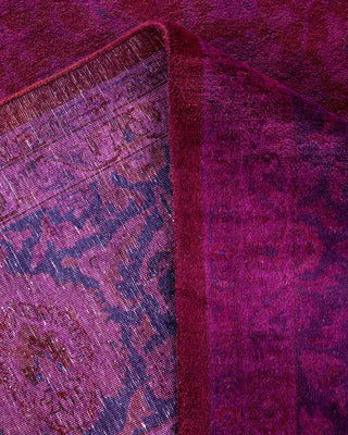 Fine Vibrance, One-of-a-Kind Hand-Knotted Area Rug - Red, 8' 2" x 10' 5" - Solo Rugs