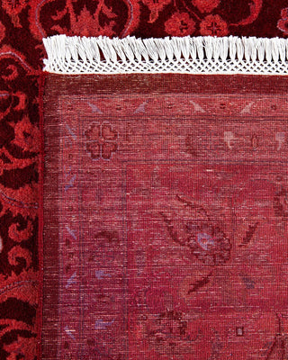 Fine Vibrance, One-of-a-Kind Hand-Knotted Area Rug - Red, 8' 2" x 10' 6" - Solo Rugs
