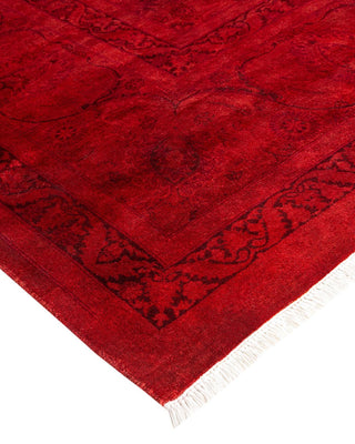 Fine Vibrance, One-of-a-Kind Hand-Knotted Area Rug - Red, 8' 3" x 14' 10" - Solo Rugs