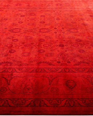 Fine Vibrance, One-of-a-Kind Hand-Knotted Area Rug - Red, 8' 3" x 14' 10" - Solo Rugs