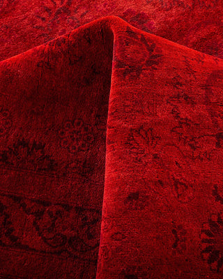 Fine Vibrance, One-of-a-Kind Hand-Knotted Area Rug - Red, 8' 3" x 14' 10" - Solo Rugs