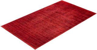 Fine Vibrance, One-of-a-Kind Hand-Knotted Area Rug - Red, 8' 3" x 14' 10" - Solo Rugs