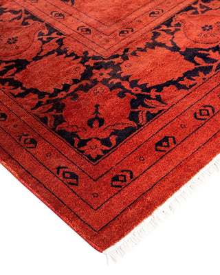Fine Vibrance, One-of-a-Kind Hand-Knotted Area Rug - Red, 9' 1" x 12' 2" - Solo Rugs