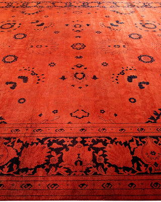 Fine Vibrance, One-of-a-Kind Hand-Knotted Area Rug - Red, 9' 1" x 12' 2" - Solo Rugs
