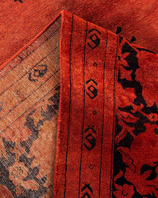Fine Vibrance, One-of-a-Kind Hand-Knotted Area Rug - Red, 9' 1" x 12' 2" - Solo Rugs