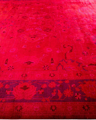 Fine Vibrance, One-of-a-Kind Hand-Knotted Area Rug - Red, 9' 10" x 17' 7" - Solo Rugs