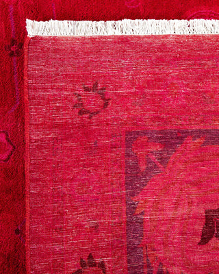 Fine Vibrance, One-of-a-Kind Hand-Knotted Area Rug - Red, 9' 10" x 17' 7" - Solo Rugs
