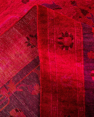 Fine Vibrance, One-of-a-Kind Hand-Knotted Area Rug - Red, 9' 10" x 17' 7" - Solo Rugs