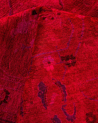 Fine Vibrance, One-of-a-Kind Hand-Knotted Area Rug - Red, 9' 10" x 17' 7" - Solo Rugs