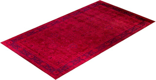 Fine Vibrance, One-of-a-Kind Hand-Knotted Area Rug - Red, 9' 10" x 17' 7" - Solo Rugs
