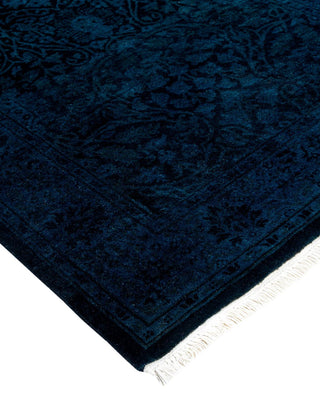 Fine Vibrance, One-of-a-Kind Hand-Knotted Runner Rug - Black, 2' 7" x 18' 9" - Solo Rugs