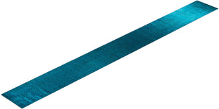 Fine Vibrance, One-of-a-Kind Hand-Knotted Runner Rug - Blue, 2' 6" x 23' 9" - Solo Rugs