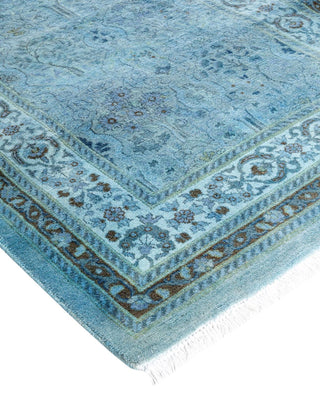 Fine Vibrance, One-of-a-Kind Hand-Knotted Runner Rug - Blue, 2' 7" x 14' 10" - Solo Rugs