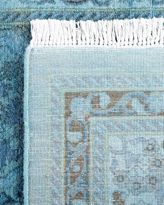 Fine Vibrance, One-of-a-Kind Hand-Knotted Runner Rug - Blue, 2' 7" x 14' 10" - Solo Rugs