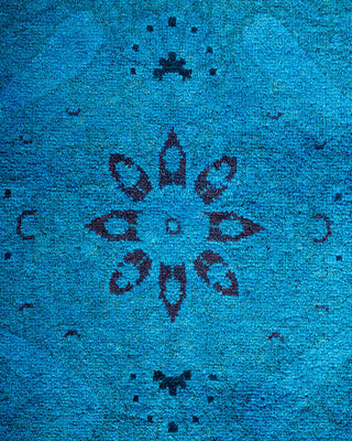 Fine Vibrance, One-of-a-Kind Hand-Knotted Runner Rug - Blue, 2' 7" x 17' 1" - Solo Rugs