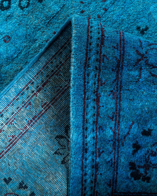 Fine Vibrance, One-of-a-Kind Hand-Knotted Runner Rug - Blue, 2' 7" x 17' 1" - Solo Rugs