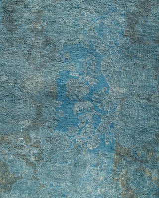 Fine Vibrance, One-of-a-Kind Hand-Knotted Runner Rug - Blue, 2' 9" x 4' 2" - Solo Rugs