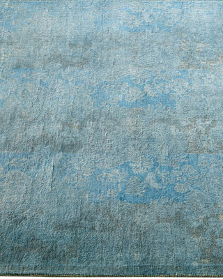 Fine Vibrance, One-of-a-Kind Hand-Knotted Runner Rug - Blue, 2' 9" x 4' 2" - Solo Rugs