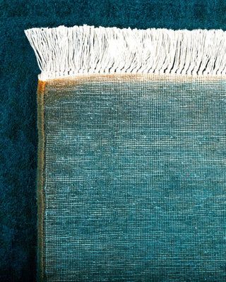 Fine Vibrance, One-of-a-Kind Hand-Knotted Runner Rug - Blue, 3' 0" x 22' 2" - Solo Rugs