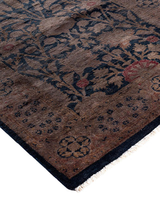 Fine Vibrance, One-of-a-Kind Hand-Knotted Runner Rug - Brown, 2' 7" x 12' 2" - Solo Rugs