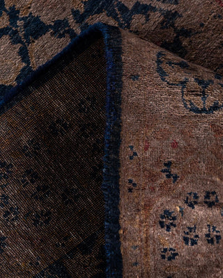 Fine Vibrance, One-of-a-Kind Hand-Knotted Runner Rug - Brown, 2' 7" x 12' 2" - Solo Rugs