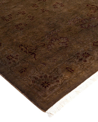 Fine Vibrance, One-of-a-Kind Hand-Knotted Runner Rug - Brown, 2' 7" x 23' 1" - Solo Rugs