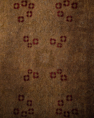 Fine Vibrance, One-of-a-Kind Hand-Knotted Runner Rug - Brown, 2' 7" x 23' 1" - Solo Rugs