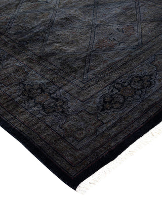 Fine Vibrance, One-of-a-Kind Hand-Knotted Runner Rug - Brown, 3' 1" x 7' 10" - Solo Rugs