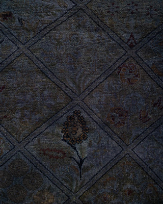 Fine Vibrance, One-of-a-Kind Hand-Knotted Runner Rug - Brown, 3' 1" x 7' 10" - Solo Rugs