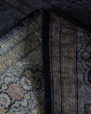 Fine Vibrance, One-of-a-Kind Hand-Knotted Runner Rug - Brown, 3' 1" x 7' 10" - Solo Rugs
