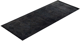 Fine Vibrance, One-of-a-Kind Hand-Knotted Runner Rug - Brown, 3' 1" x 7' 10" - Solo Rugs