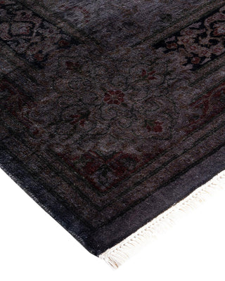 Fine Vibrance, One-of-a-Kind Hand-Knotted Runner Rug - Brown, 3' 1" x 9' 2" - Solo Rugs