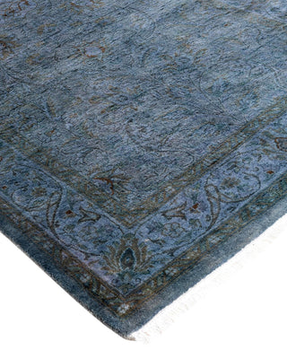 Fine Vibrance, One-of-a-Kind Hand-Knotted Runner Rug - Gray, 2' 6" x 10' 3" - Solo Rugs