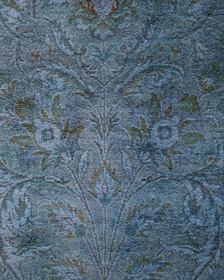 Fine Vibrance, One-of-a-Kind Hand-Knotted Runner Rug - Gray, 2' 6" x 10' 3" - Solo Rugs