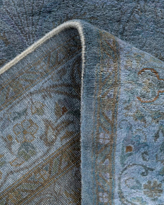 Fine Vibrance, One-of-a-Kind Hand-Knotted Runner Rug - Gray, 2' 6" x 10' 3" - Solo Rugs