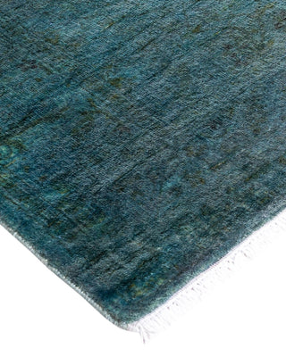 Fine Vibrance, One-of-a-Kind Hand-Knotted Runner Rug - Gray, 2' 8" x 11' 8" - Solo Rugs